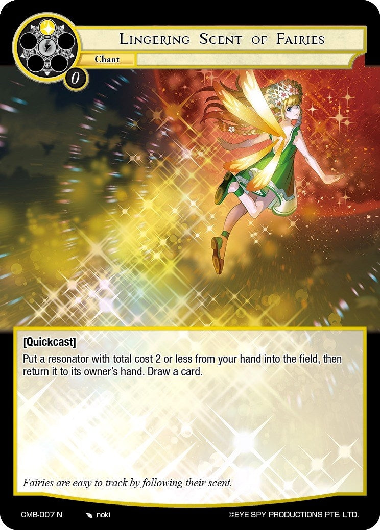 Image for Lingering Scent of Fairies (Crimson Moon's Battleground) (CMB-007 N) - Force of Will