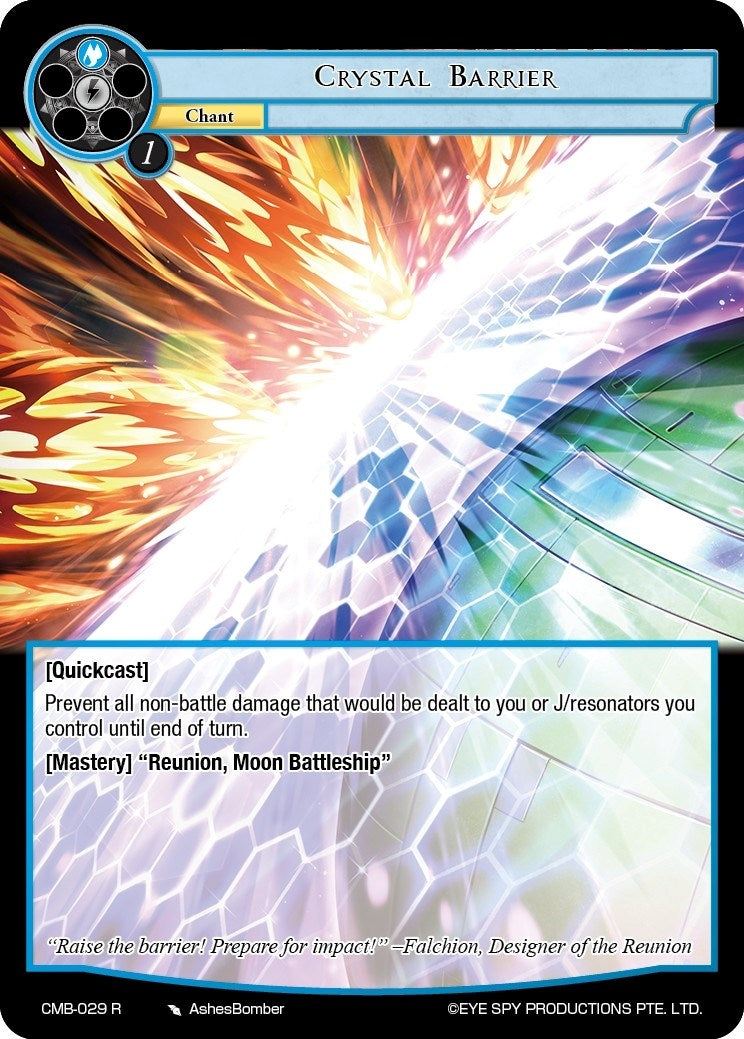 Image for Crystal Barrier (Crimson Moon's Battleground) (CMB-029 R) - Force of Will
