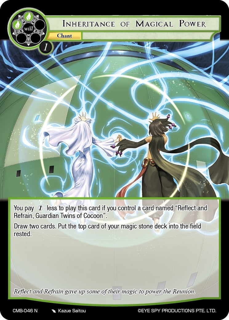 Image for Inheritance of Magical Power (Crimson Moon's Battleground) (CMB-046 N) - Force of Will