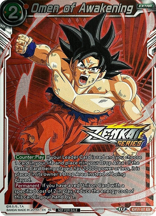 Image for Omen of Awakening (Event Pack 11) (Tournament Promotion Cards) (EX11-07) - Dragon Ball Super: Masters