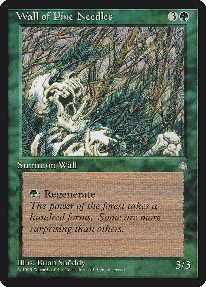 Image for Wall of Pine Needles (Ice Age) - Magic: The Gathering