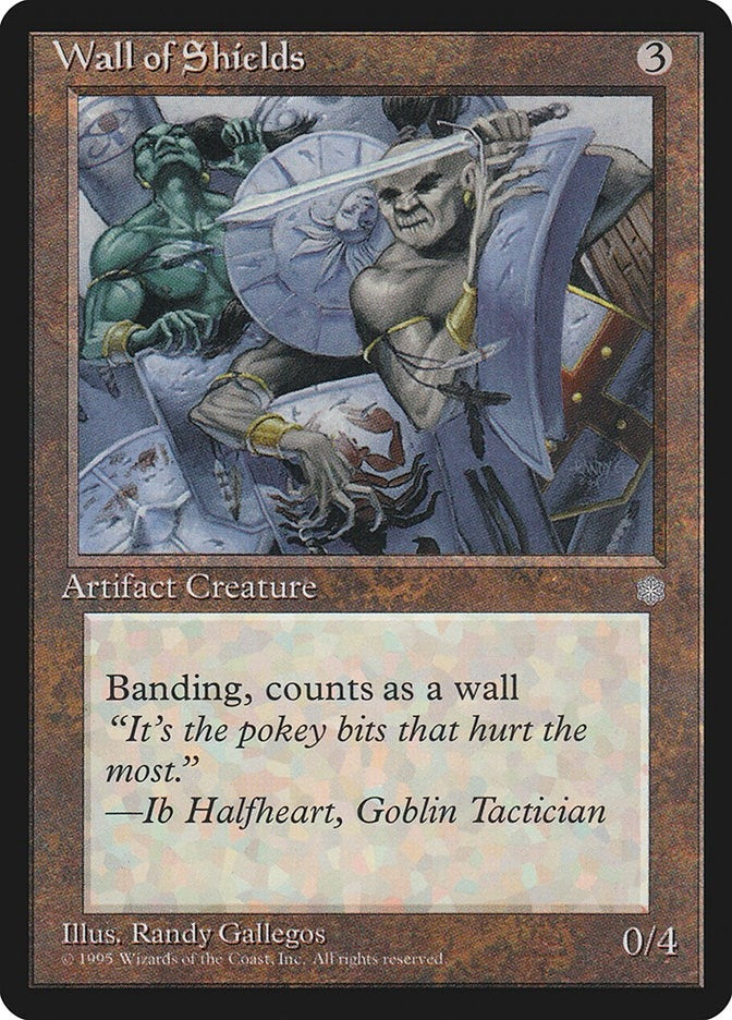 Image for Wall of Shields (Ice Age) - Magic: The Gathering