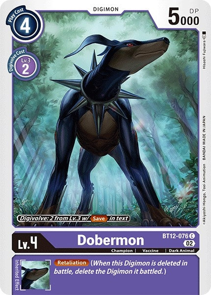 Image for Dobermon (BT12) (12076)