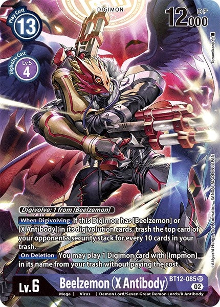 Image for Beelzemon (X Antibody) (Alternate Art) (BT12) (12085)