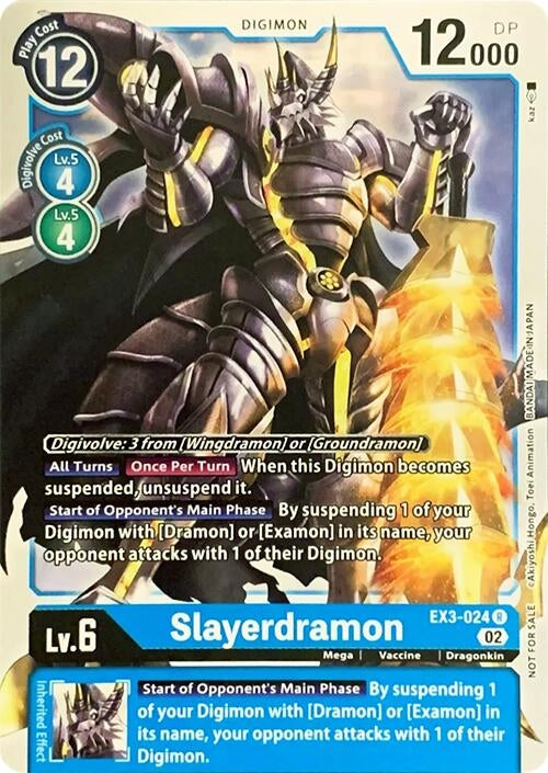 Image for Slayerdramon (RPC) (EX3-024 R) - Digimon Card Game