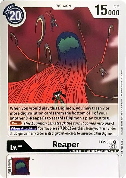 Image for Reaper (RPC) (EX2-055 R) - Digimon Card Game