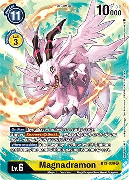 Image for Magnadramon (Across Time Pre-Release) (BT01-03A) (BT2-039 U) - Digimon Card Game