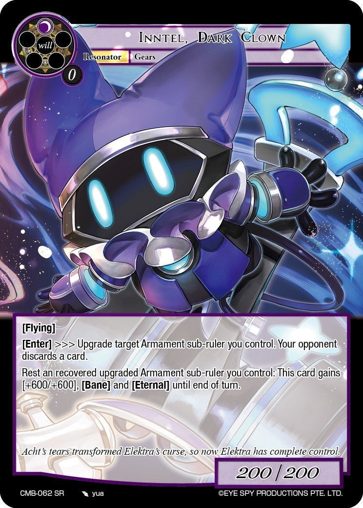 Image for Inntel, Dark Clown (Crimson Moon's Battleground) (CMB-062 SR) - Force of Will