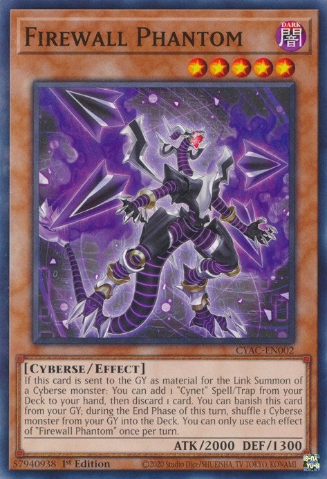 Image for Firewall Phantom (Cyberstorm Access) (CYAC-EN002) - YuGiOh