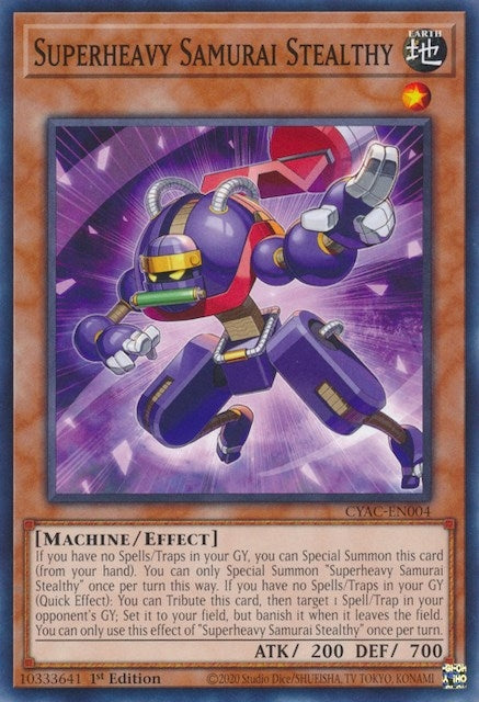 Image for Superheavy Samurai Stealthy (Cyberstorm Access) (CYAC-EN004) - YuGiOh