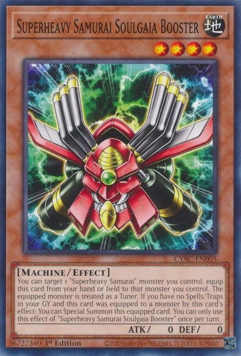 Image for Superheavy Samurai Soulgaia Booster (Cyberstorm Access) (CYAC-EN005) - YuGiOh
