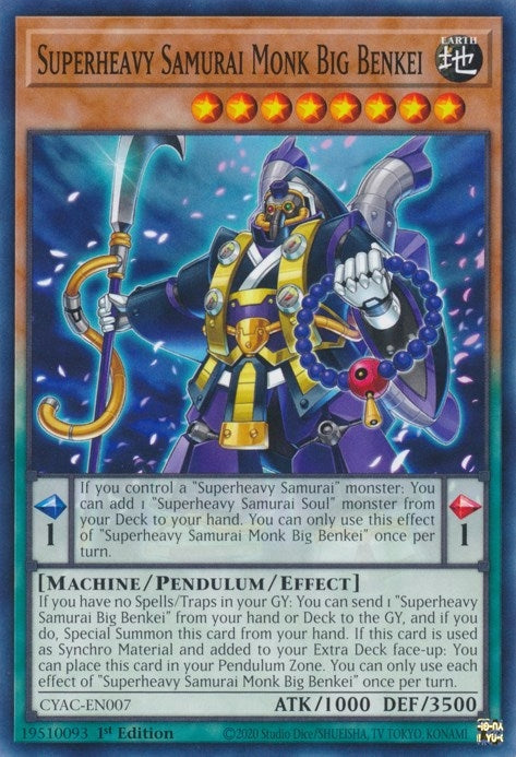 Image for Superheavy Samurai Monk Big Benkei (Cyberstorm Access) (CYAC-EN007) - YuGiOh