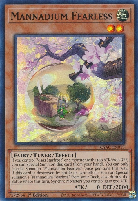 Image for Mannadium Fearless (Cyberstorm Access) (CYAC-EN013) - YuGiOh