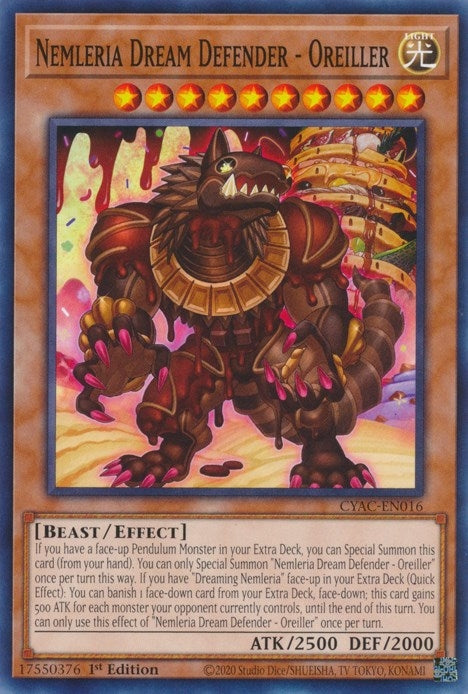 Image for Nemleria Dream Defender - Oreiller (Cyberstorm Access) (CYAC-EN016) - YuGiOh
