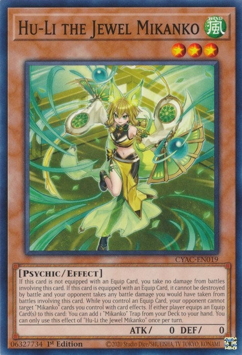 Image for Hu-Li the Jewel Mikanko (Cyberstorm Access) (CYAC-EN019) - YuGiOh