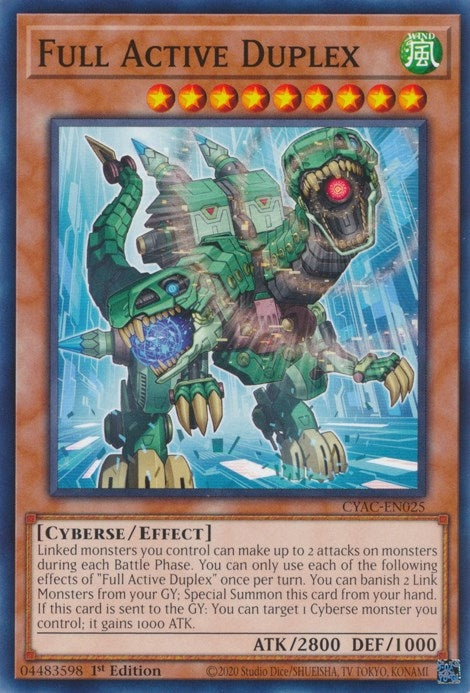 Image for Full Active Duplex (Cyberstorm Access) (CYAC-EN025) - YuGiOh