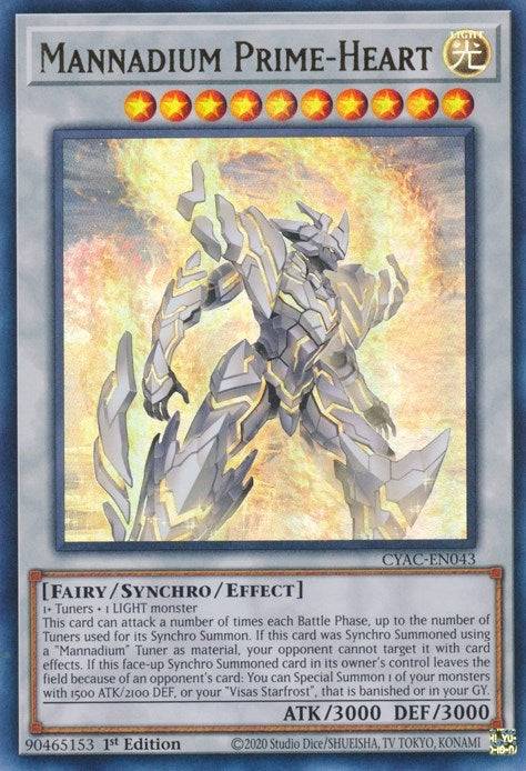 Image for Mannadium Prime-Heart (Cyberstorm Access) (CYAC-EN043) - YuGiOh