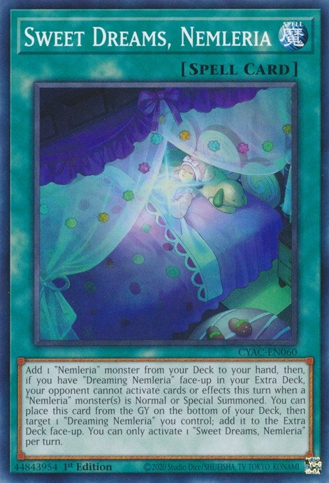 Image for Sweet Dreams, Nemleria (Cyberstorm Access) (CYAC-EN060) - YuGiOh
