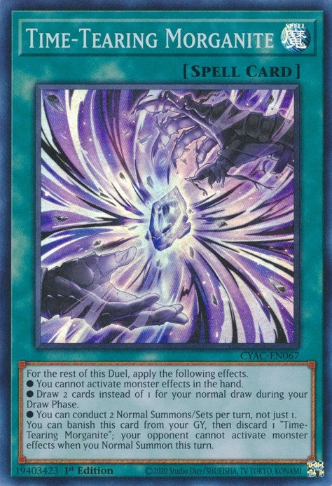 Image for Time-Tearing Morganite (Cyberstorm Access) (CYAC-EN067) - YuGiOh