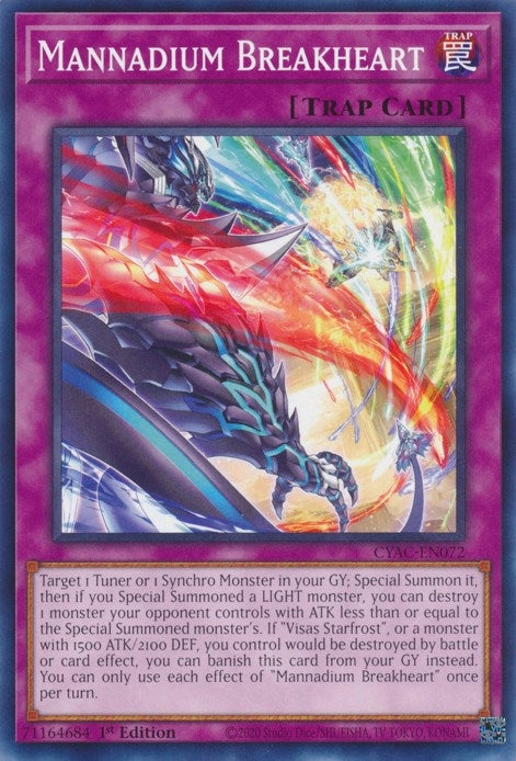 Image for Mannadium Breakheart (Cyberstorm Access) (CYAC-EN072) - YuGiOh