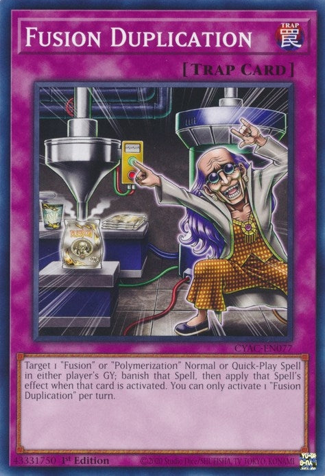 Image for Fusion Duplication (Cyberstorm Access) (CYAC-EN077) - YuGiOh