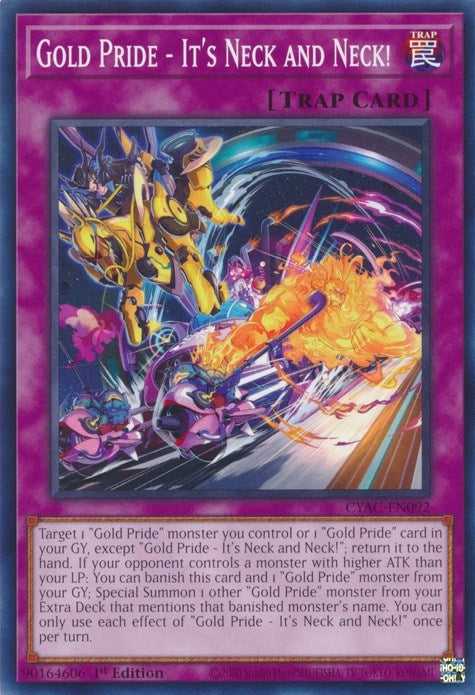 Image for Gold Pride - It's Neck and Neck! (Cyberstorm Access) (CYAC-EN092) - YuGiOh