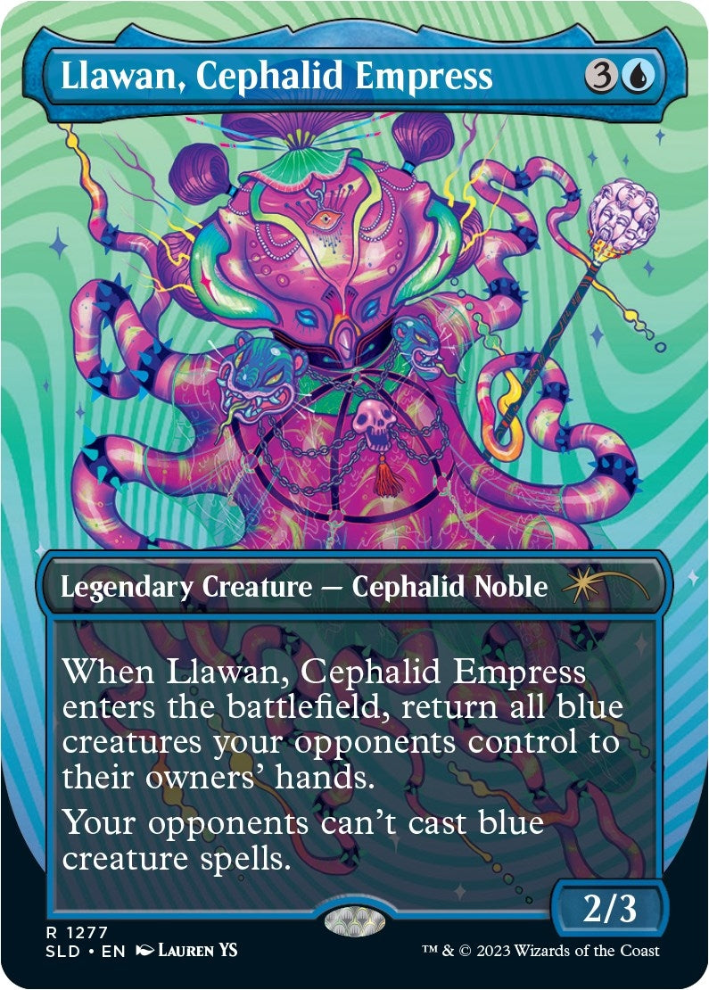 Image for Llawan, Cephalid Empress (Secret Lair Drop Series) (1277) - Magic: The Gathering