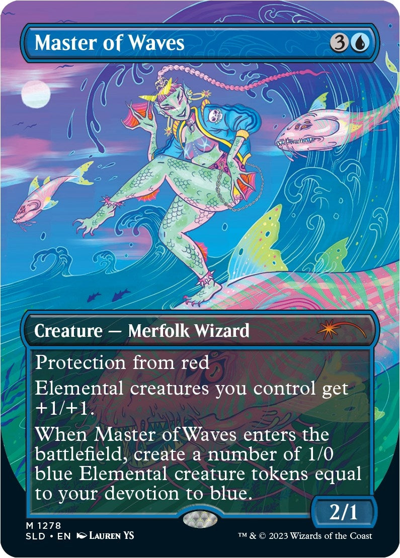 Image for Master of Waves (Secret Lair Drop Series) (1278) - Magic: The Gathering