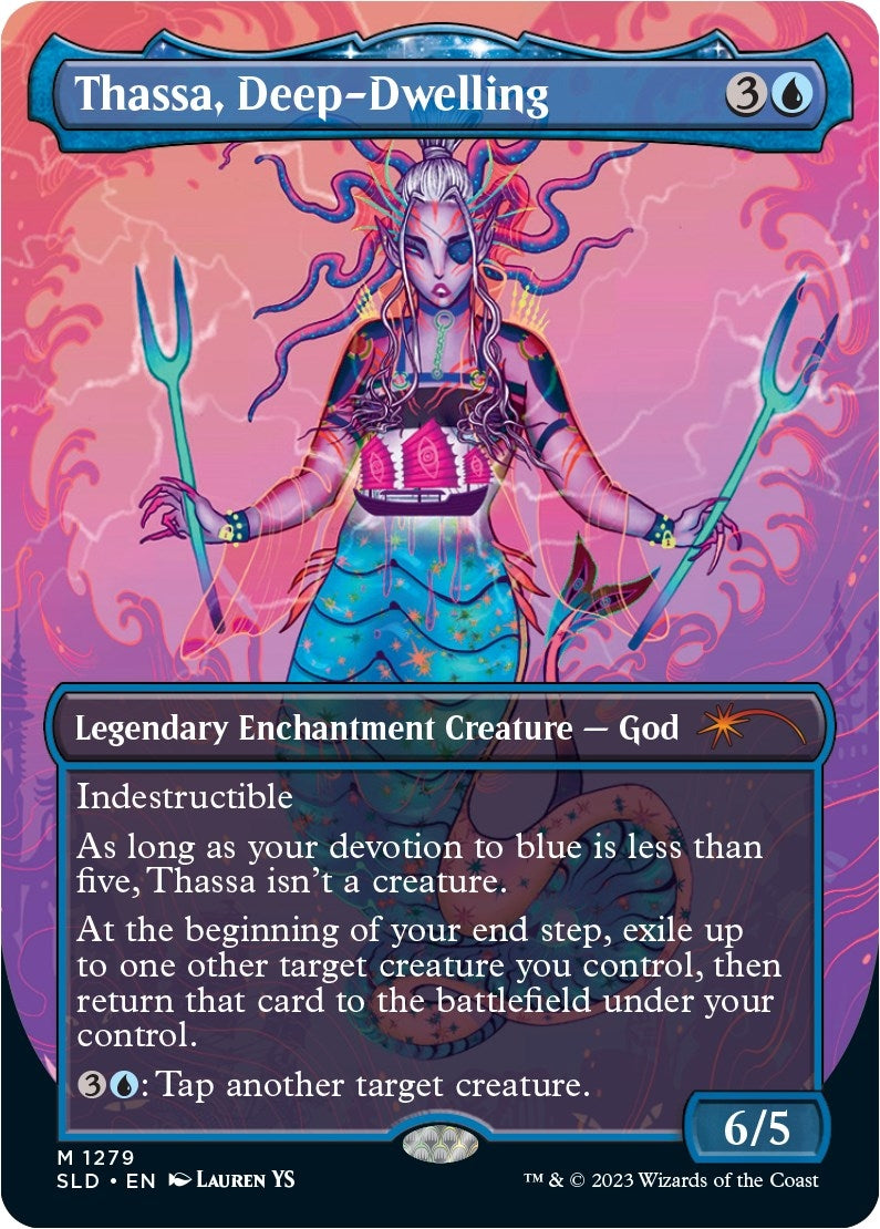 Image for Thassa, Deep-Dwelling (Secret Lair Drop Series) (1279) - Magic: The Gathering