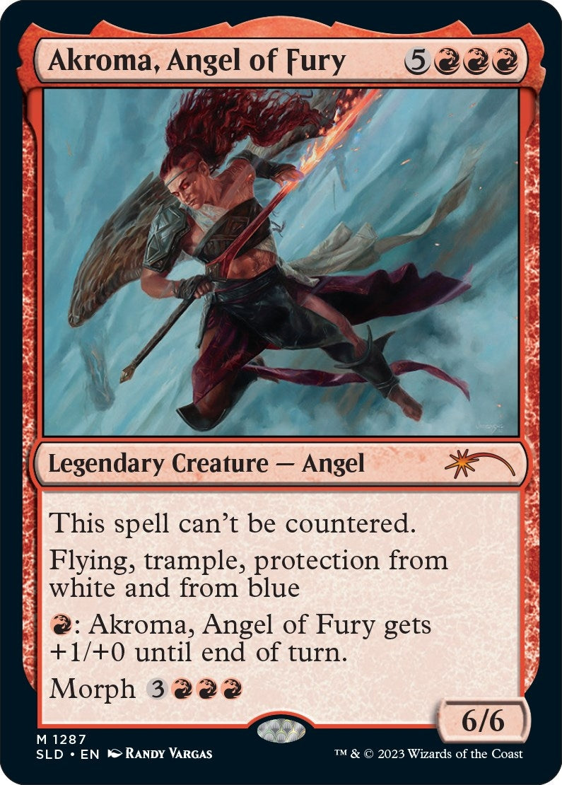 Image for Akroma, Angel of Fury (Secret Lair Drop Series) (1287) - Magic: The Gathering