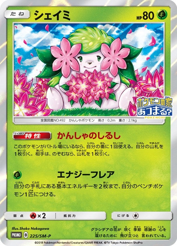 Image for Shaymin - 225/SM-P (JP Exclusive) (SM Promos) (225/SM-P) - Pokemon
