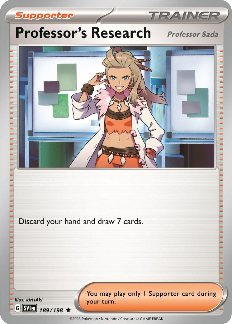 Image for Professor's Research (Deck Exclusives) (189/198) - Pokemon