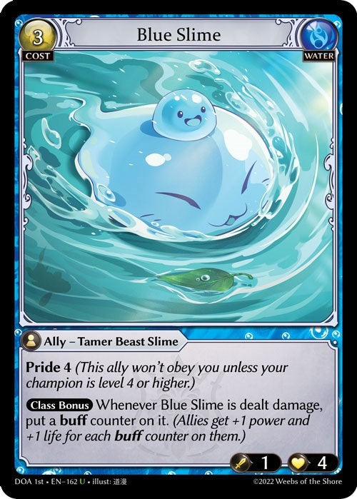 Image for Blue Slime (Dawn of Ashes 1st Edition) (162) - Grand Archive TCG