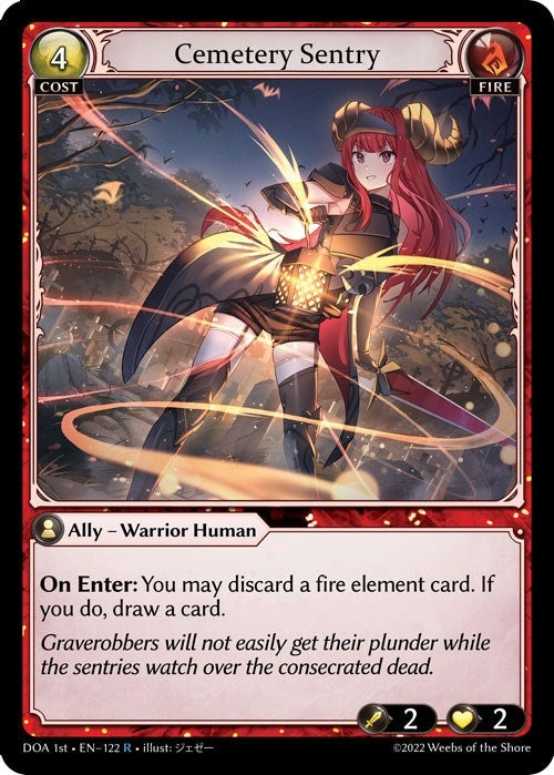 Image for Cemetery Sentry (Dawn of Ashes 1st Edition) (122) - Grand Archive TCG