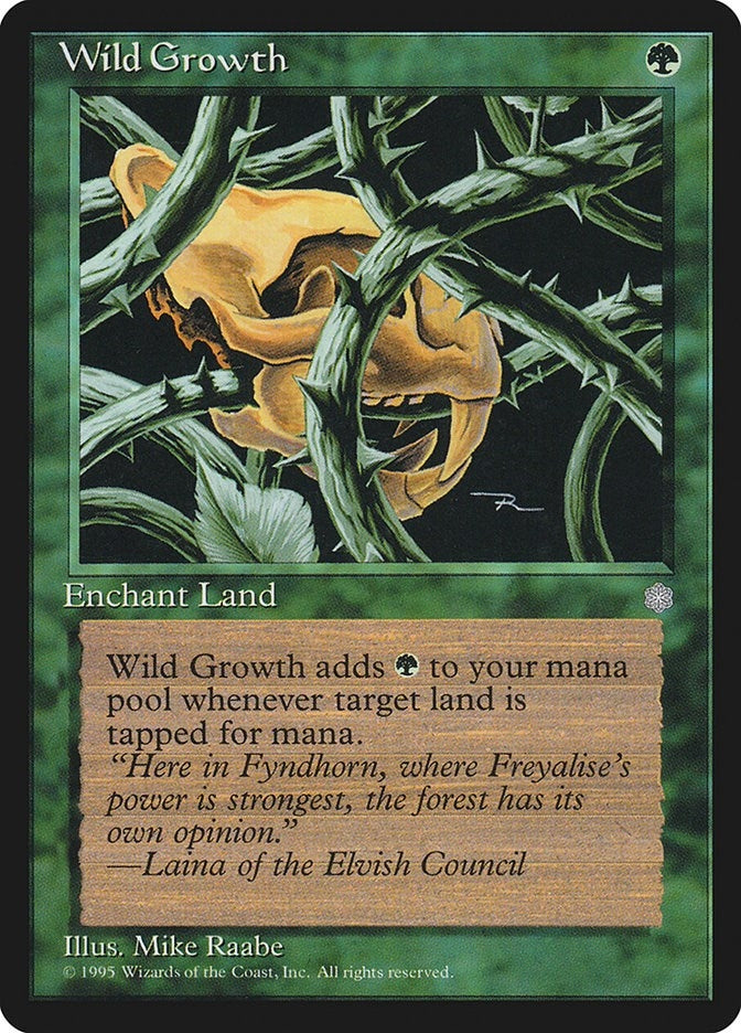 Image for Wild Growth (Ice Age) - Magic: The Gathering