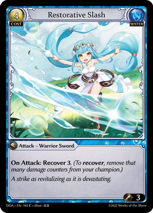 Image for Restorative Slash (Dawn of Ashes 1st Edition) (185) - Grand Archive TCG