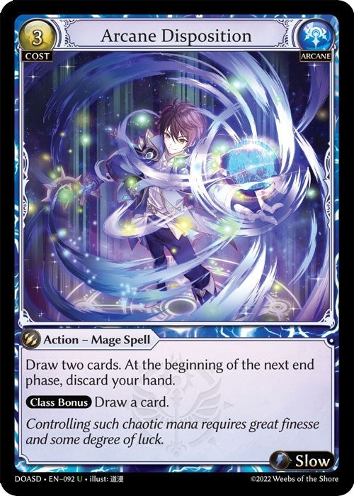 Image for Arcane Disposition (Dawn of Ashes Starter Decks) (092) - Grand Archive TCG