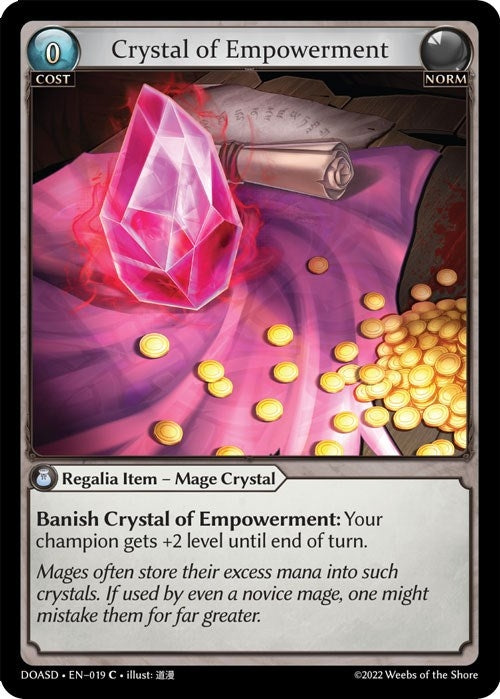 Image for Crystal of Empowerment (Dawn of Ashes Starter Decks) (019) - Grand Archive TCG