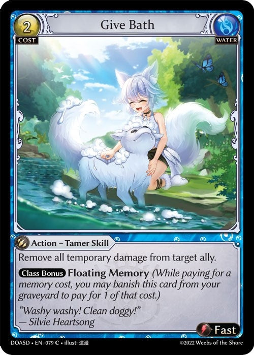 Image for Give Bath (Dawn of Ashes Starter Decks) (079) - Grand Archive TCG
