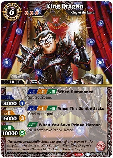 Image for King Dragon (July Influencer Collaboration) (Battle Spirits Saga Promo Cards) (PROZD-001) - Battle Spirits Saga
