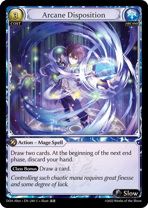 Image for Arcane Disposition (Dawn of Ashes Alter Edition) (240) - Grand Archive TCG