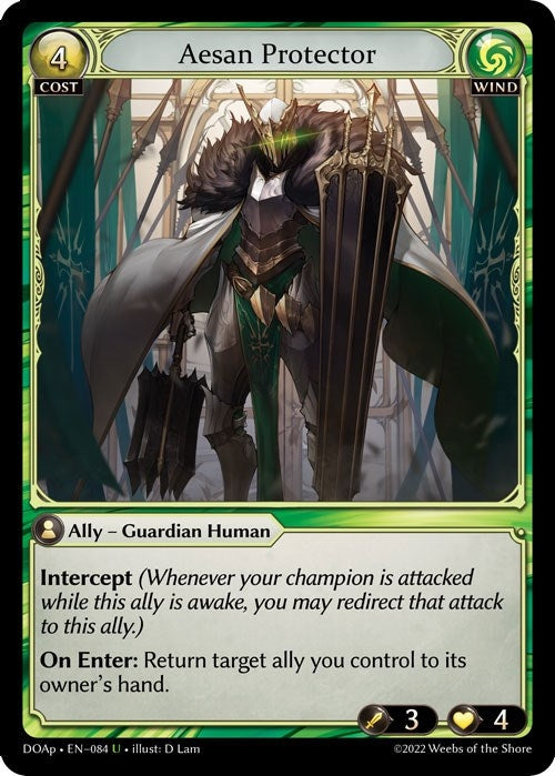 Image for Aesan Protector (Dawn of Ashes Prelude) (084) - Grand Archive TCG