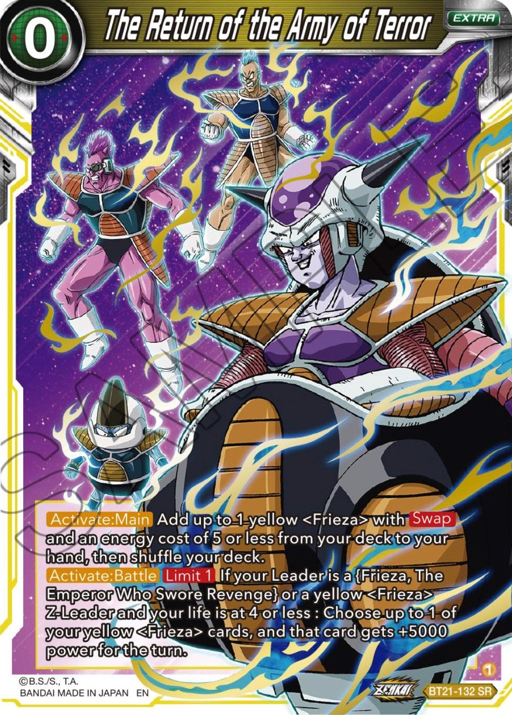 Image for The Return of the Army of Terror (Wild Resurgence) (BT21-132) - Dragon Ball Super: Masters