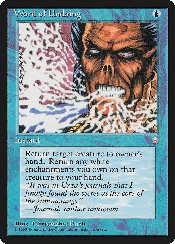Image for Word of Undoing (Ice Age) - Magic: The Gathering
