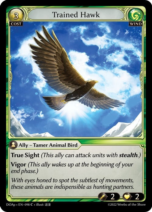 Image for Trained Hawk (Dawn of Ashes Prelude) (098) - Grand Archive TCG