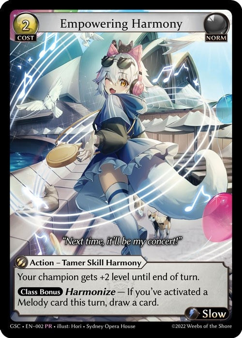 Image for Empowering Harmony (Region Exclusive Promotional Cards) (002) - Grand Archive TCG