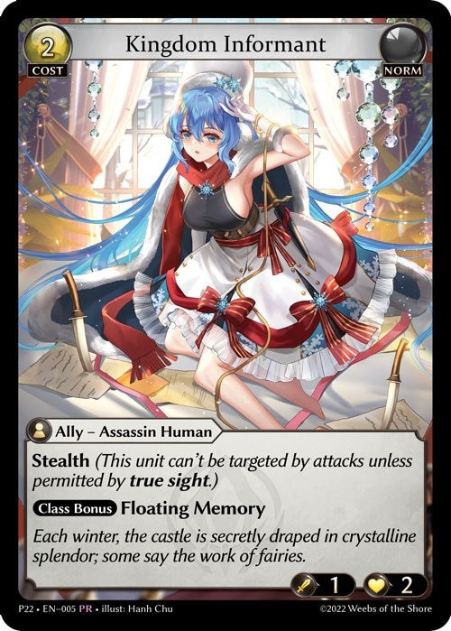 Image for Kingdom Informant (Promotional Cards) (005) - Grand Archive TCG