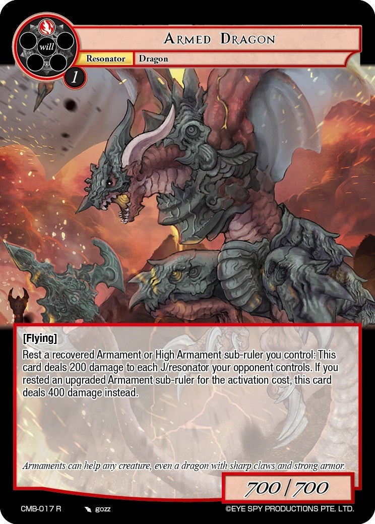 Image for Armed Dragon (Crimson Moon's Battleground) (CMB-017 R) - Force of Will