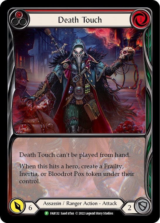 Image for Death Touch (Red) - FAB132 (Flesh and Blood: Promo Cards) (FAB132) - Flesh and Blood TCG