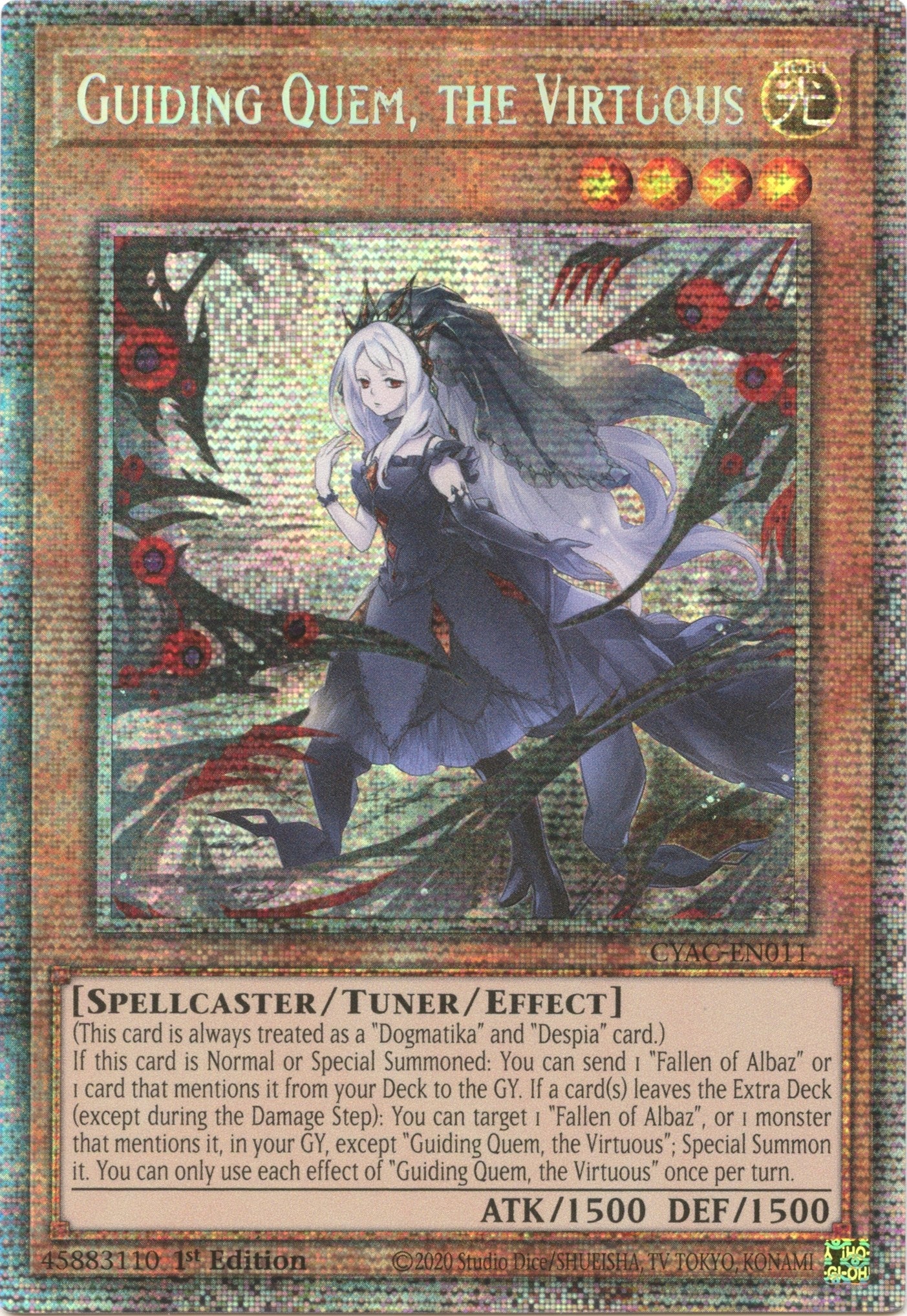 Image for Guiding Quem, the Virtuous (Starlight Rare) (Cyberstorm Access) (CYAC-EN011) - YuGiOh